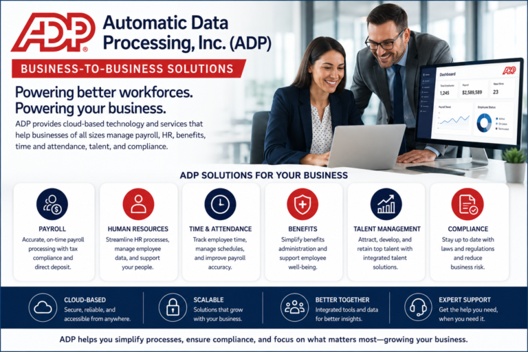 Automatic Data Processing Inc ADP Business-to-Business solutions